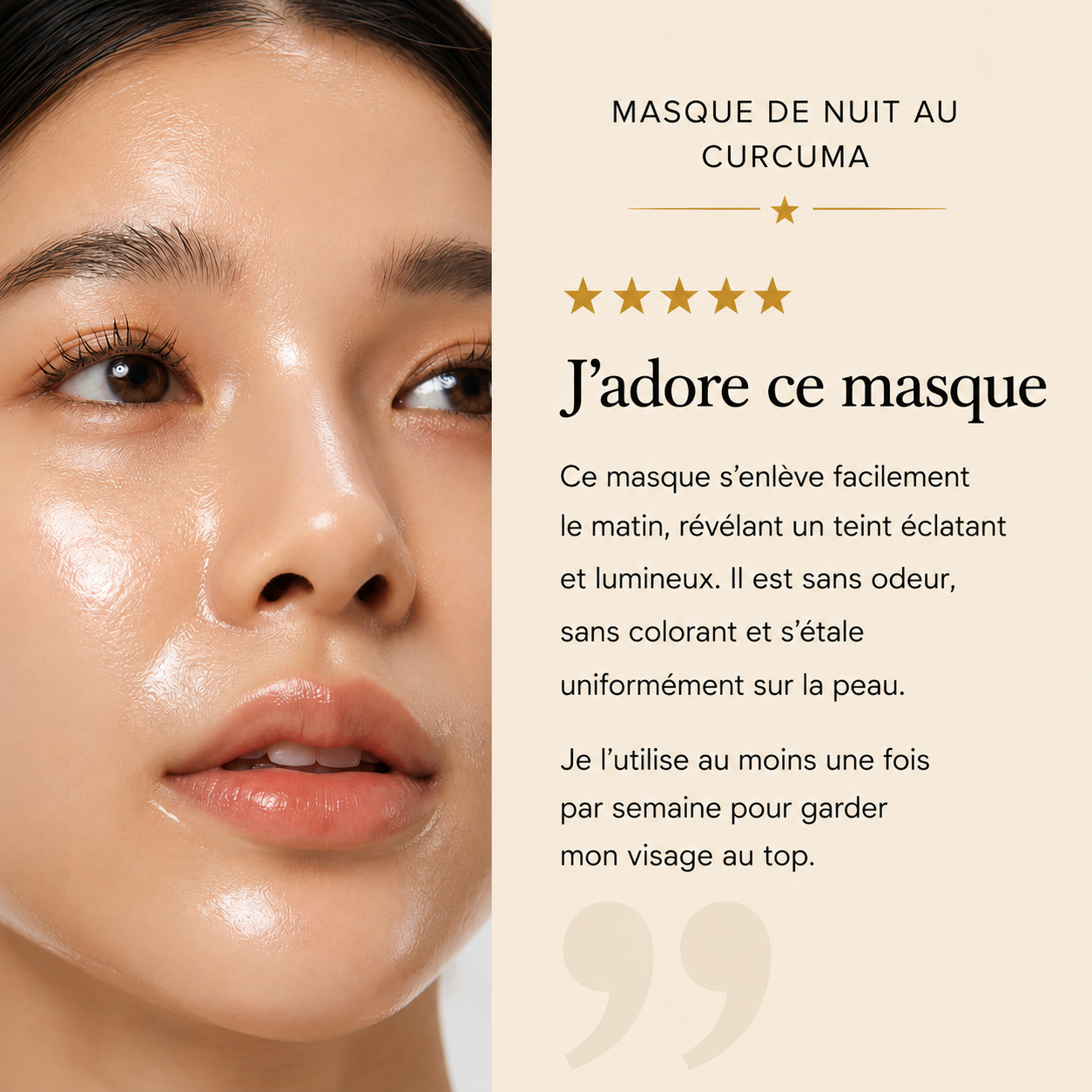 Masque Facial Exfoliant de Nuit