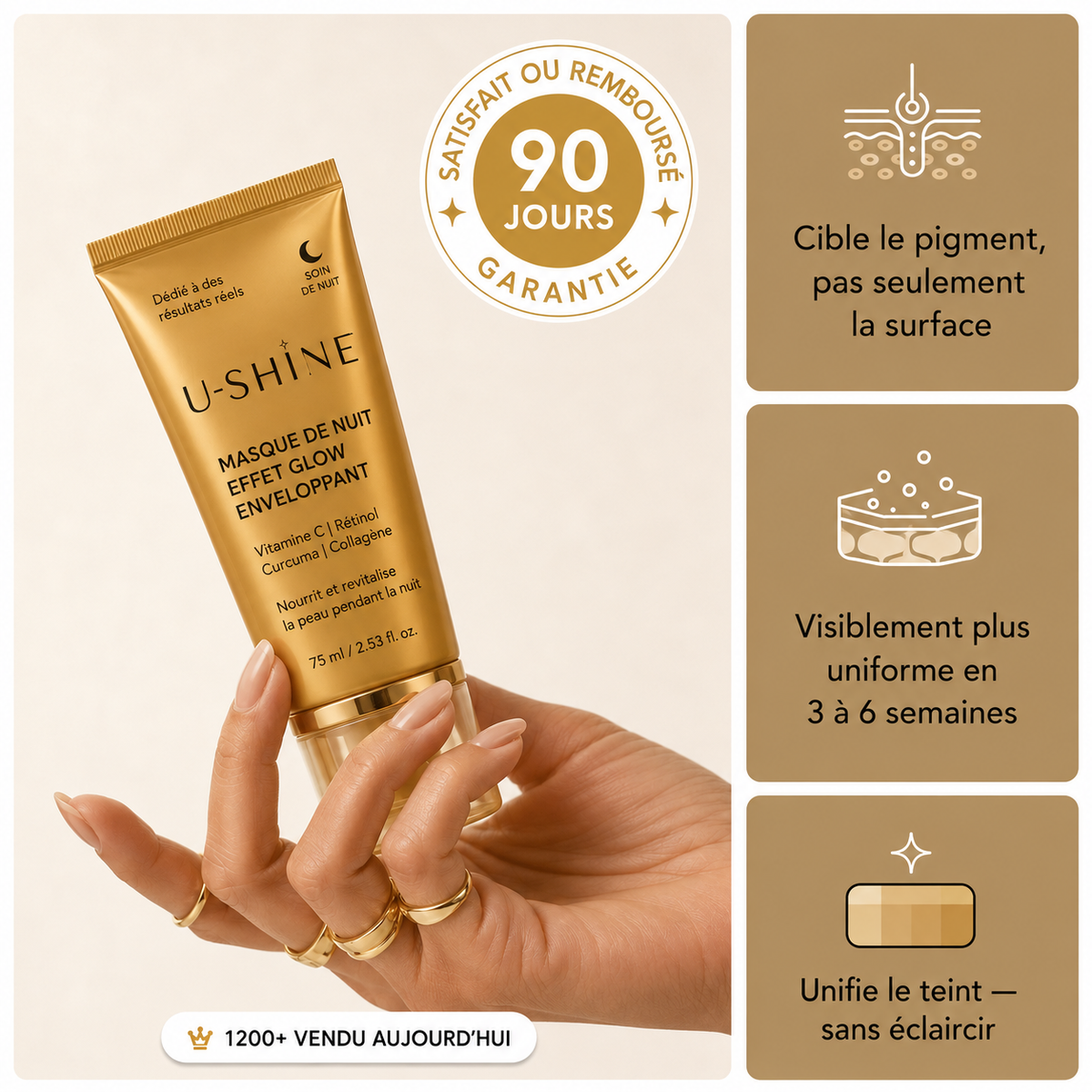 Masque Facial Exfoliant de Nuit
